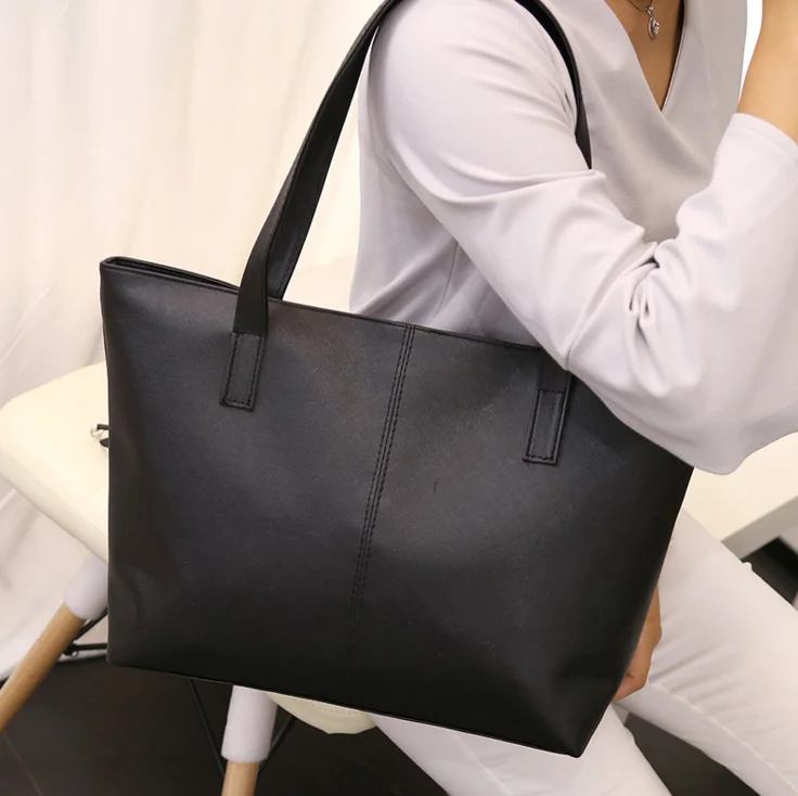China suppliers custom designer genuine leather lady tote bag women handbag