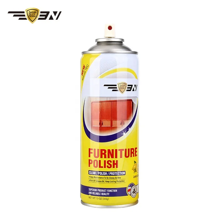 
Wood Furniture Polish Spray(340g), Eco-Friendly Lacquer Furniture Polish, High Quality Furniture Varnish Spray for Hotel 