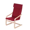 Reclining Bentwood Chair with Padded Cushion Lounge Chair Comfortable Armchair Reclining Bentwood Chair