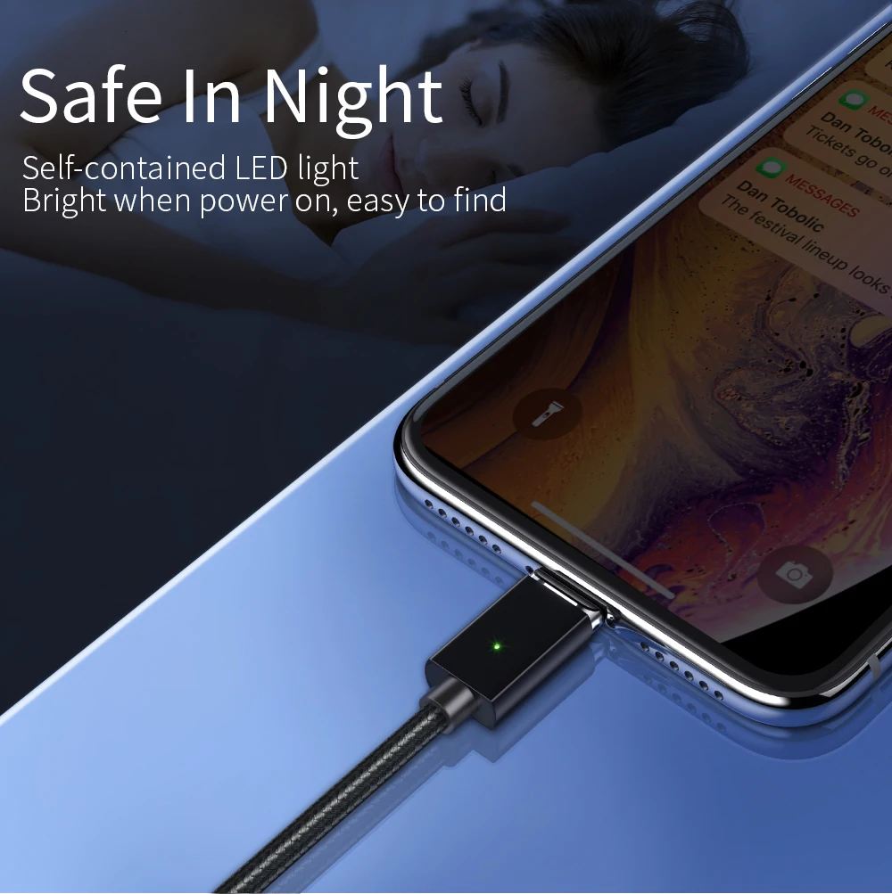 Essager Magnetic USB Type C Cable 3A Fast Charging Charge Cord USB-C Data Type-c Cable For Oneplus 6t 8 Magnet Charger - ANKUX.COM