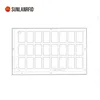 Factory price 2x5 3x8 3x7 layout LF HF UHF Rfid Cr80 card inlay prelam(China second inlay prelam manufacturer)