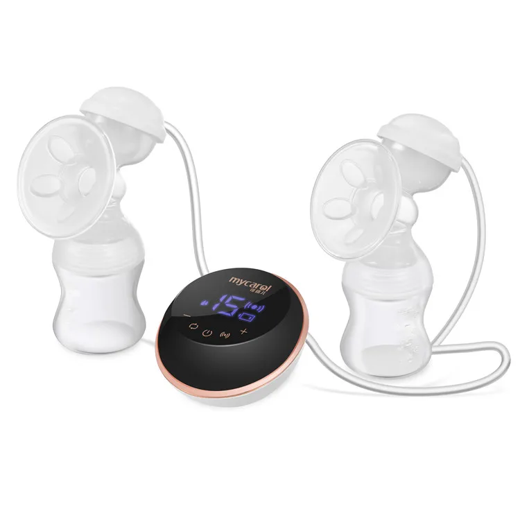 

Rechargeable and quiet double pump baby breast milk electric extractor, Optional