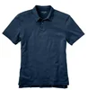 High-end Custom Logo Navy Soft and Fit Men Tops 100% Supima Cotton Polo T-shirt For Men
