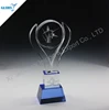 Customized logo 3D laser crystal awards and trophies engraving