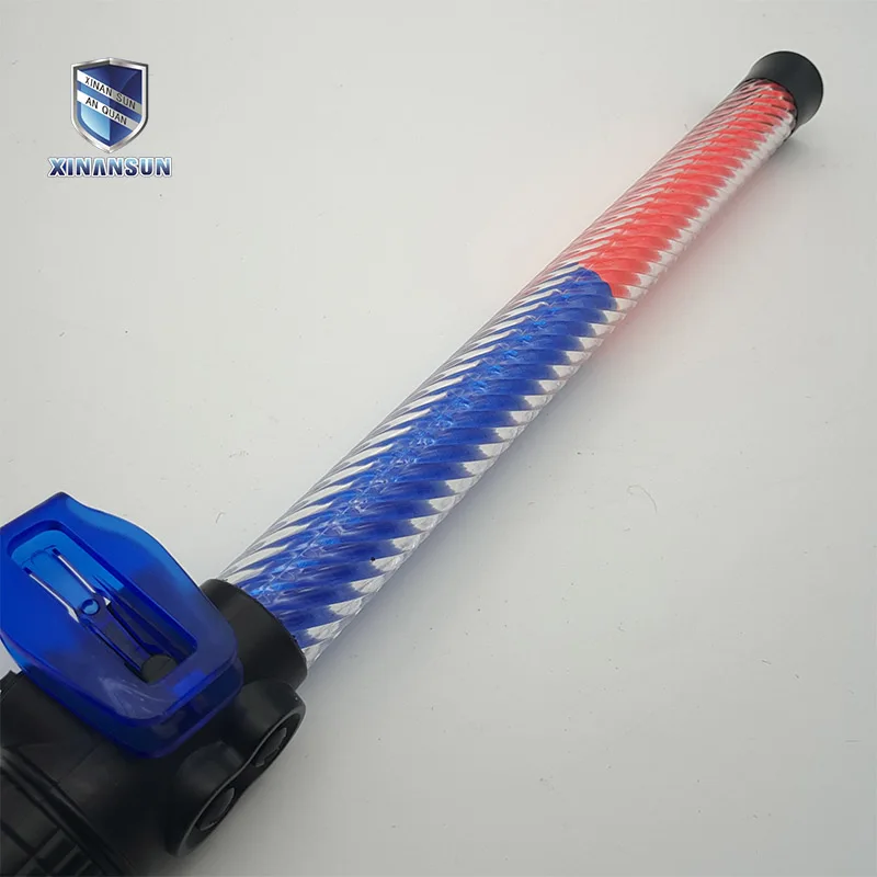 
51cm rechargeable multifunction flashing warning wand with plastic hook 