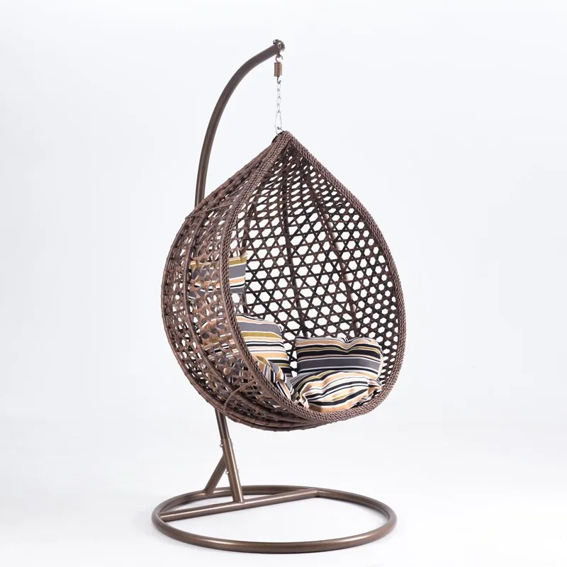 Gray New Model Cheap Price Oval Shape Outdoor Furniture Indoor Rattan