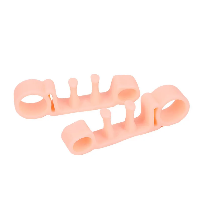 

sillicone Silicone Toes Stretcher Separator Five Toes Separators For Hallux Valgus, Transparent or white