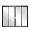 Aluminium door canopy power operated sliding glass jar with window lid