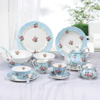 

Dish washer safe fine porcelain tableware set ceramic dinnerware bone china dinner set
