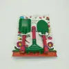 Child garden tools with printing handle, floral printing garden tools, 3pcs garden tool set