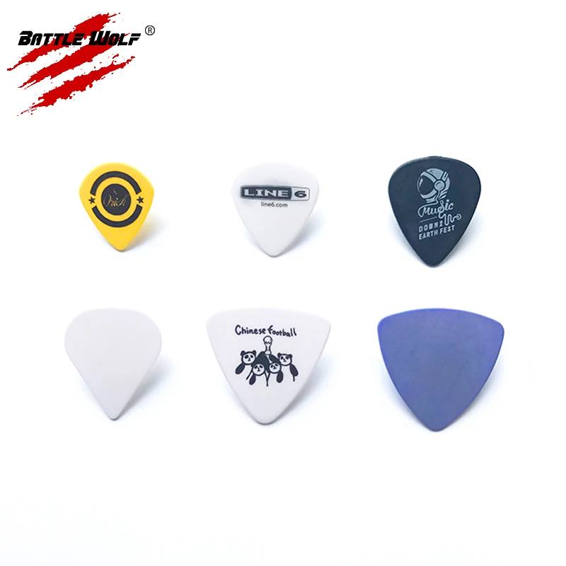 

Multiple Color Choices Custom Design Delrin Guitar Pick, Colorful