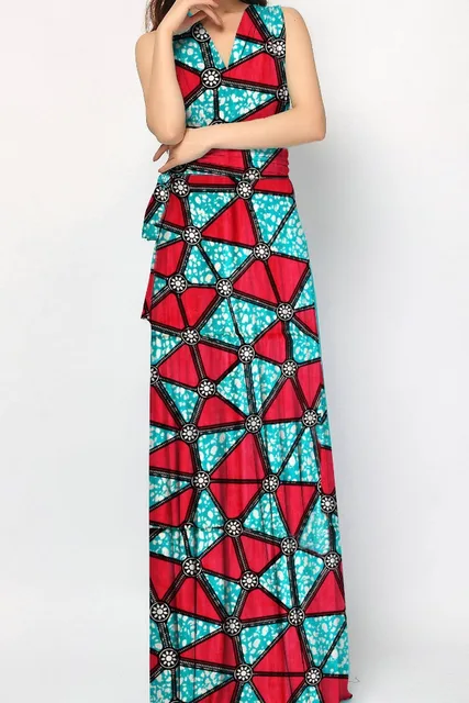 geometric patterned dress