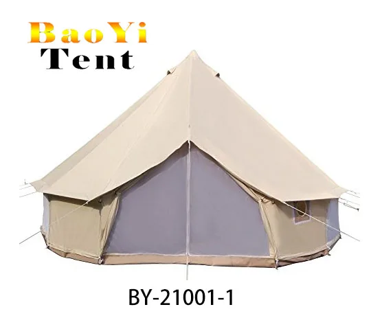 

High Quality Canvas Family Camping tent 4M