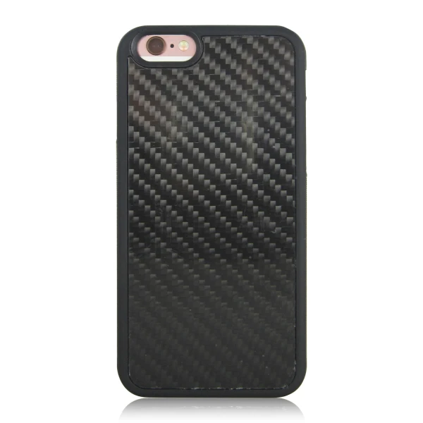 

Universal TPU+carbon fiber mobile phone case for iPhone 6s Plus, Black