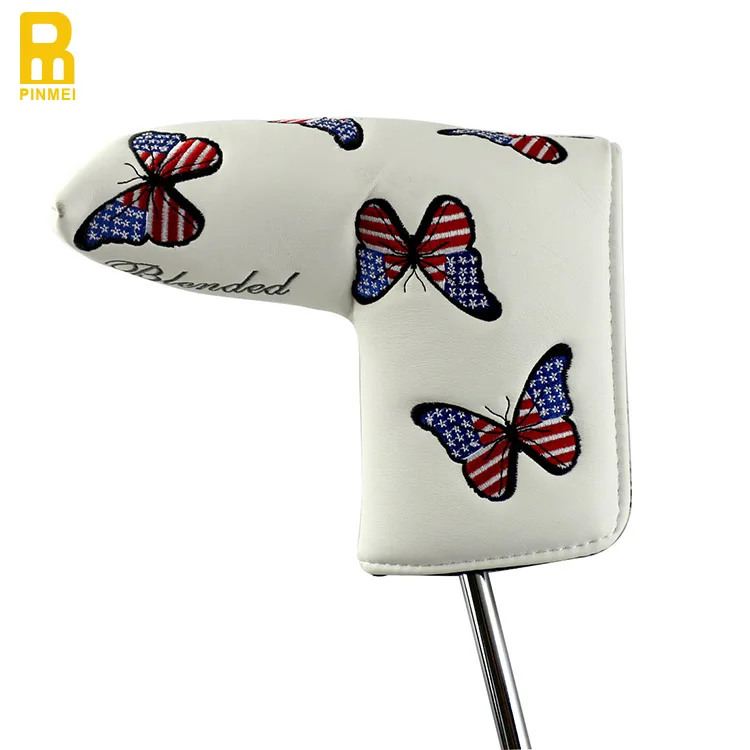 

Top quality Custom golf putter headcovers, Black, white or custom