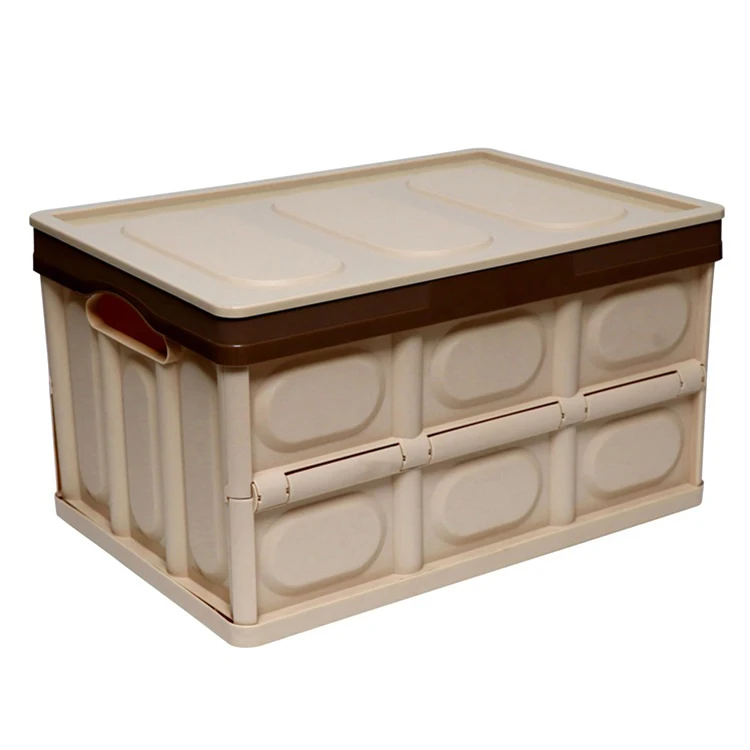 

Wholesale household items 50l plastic folding storage box bin