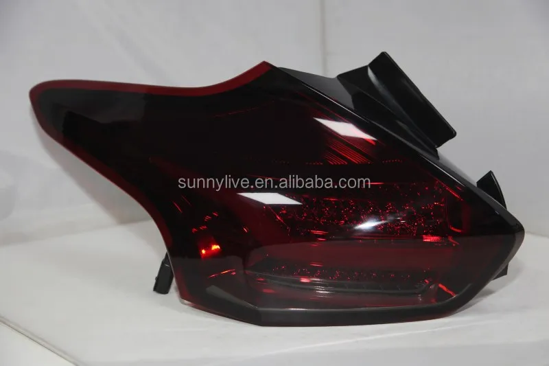 New for Focus 3 LED Strip Tail Lamp for FORD Hatchback 2015-2017 year dark red
