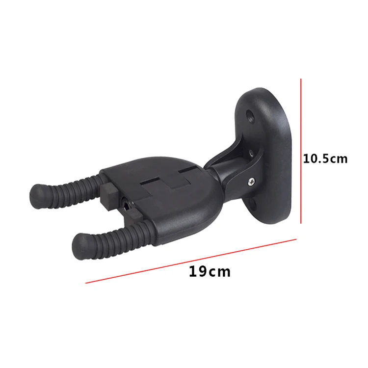 

Guitar Hooks high quality short plastic guitar hangers violin hanger guitar hook bass hanger HEBIKUO JA-20, Black