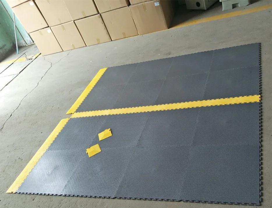 Heavy Duty Basement Pvc Plastic Garage Floor Mat Interlocking Garage