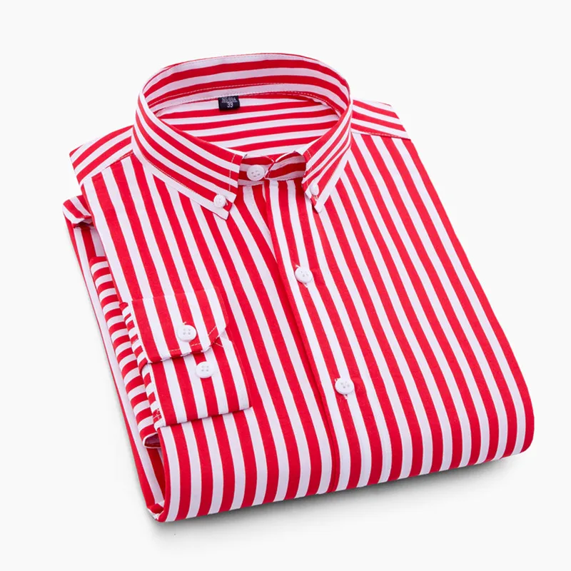 

custom wholesale casual men striped dress shirts, Custom color