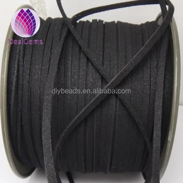 

Width Korean flat Faux Suede Cord For garment, Various color