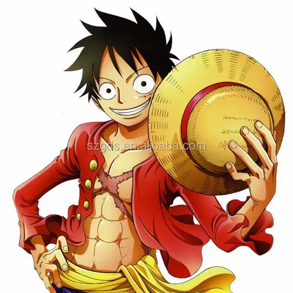 Luffy Straw Hat Cap Cosplay Yellow Gift Party Weeck Anime One Piece Monkey D
