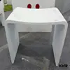 White foot rest stool bed foot stool pedicure foot stool for public rest