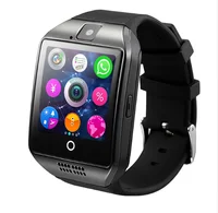 

Bluetooth Digital Men Smart Watch Q18 Wrist Band With Camera Facebook Whatsapp Twitter Support SIM TF Card For Mobile Phones