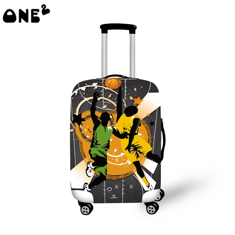 

One2 popular design cheap basketball protective cover luggage suitcase girls lady women boys teenager high school students, Full printing color