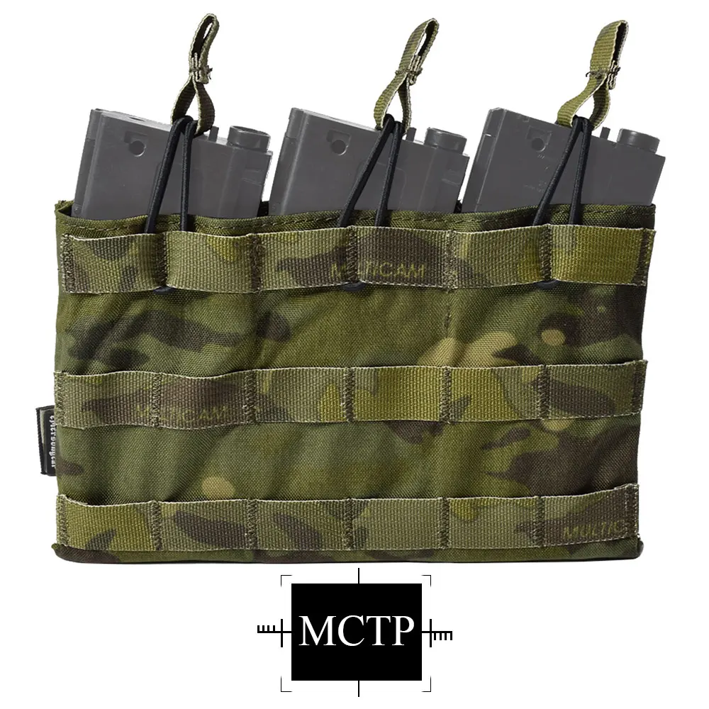 Emersongear 5.56 Triple Open Top Mag Pouch Tactical Combat Gear