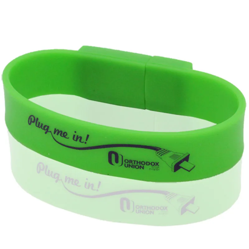 Promotional gifts usb flash memory disk bracelet usb pen drive with logo printing - ANKUX.COM