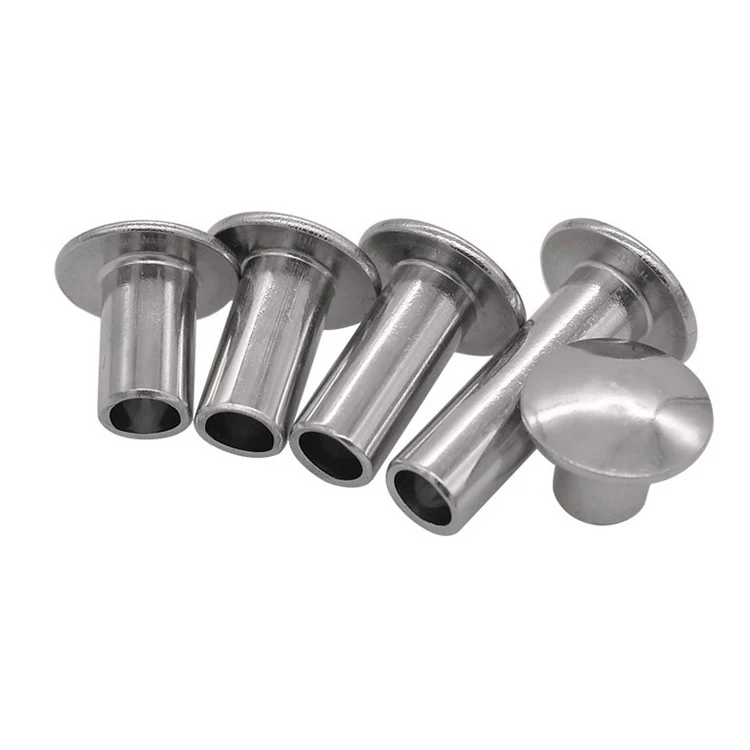 China Factory Oval Head Semi-tubular Rivet 304 Stainless Steel Rivets ...