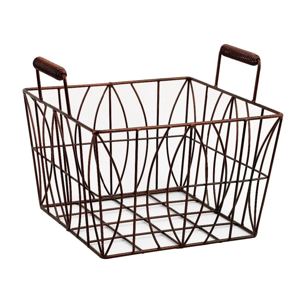 Hot Sale Home Decorative Metal Storage Basket Buy Metal Basket