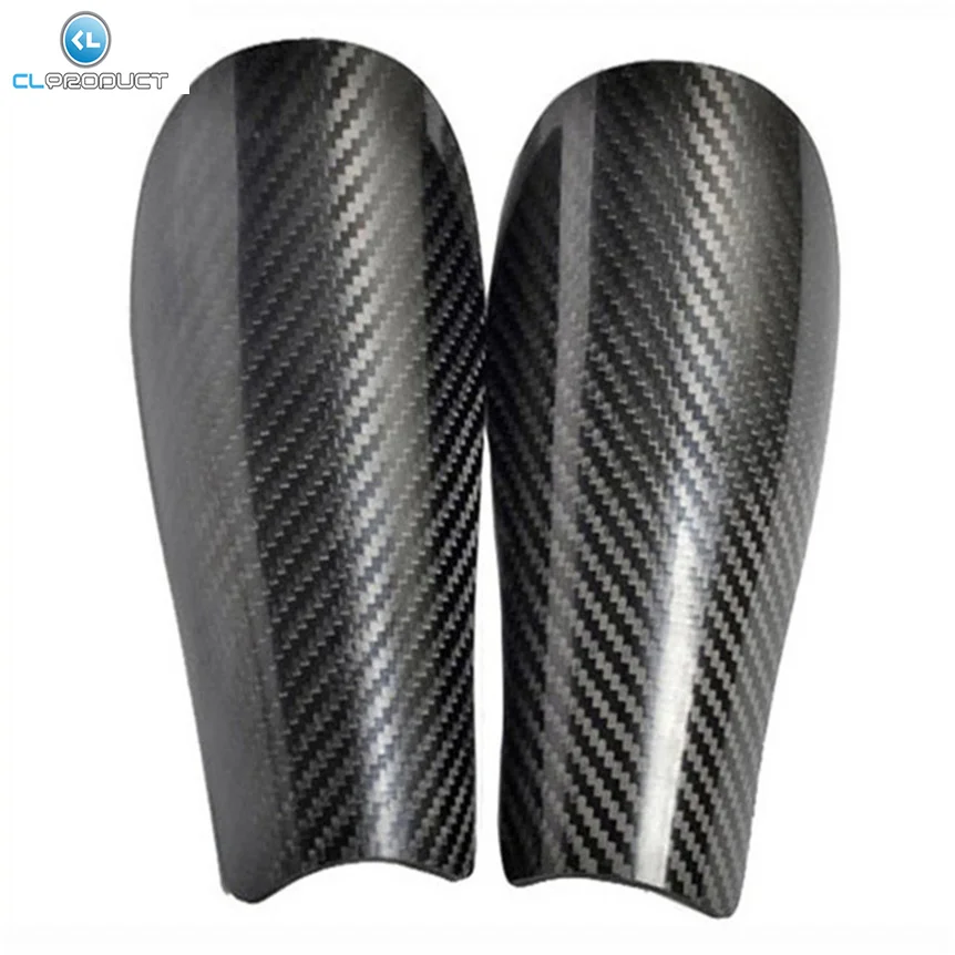 

Free Shipping Luxury Durable Soccer Carbon Fiber Shin Guard, Black & customized