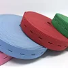 Fancy printed crochet elastic webbing button hole webbing for garment