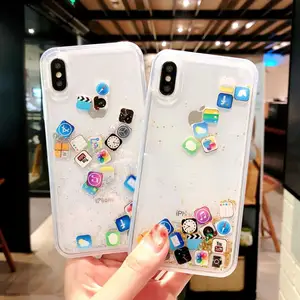 iPhone 7 Plus Shockproof Liquid Quicksand Phone Case