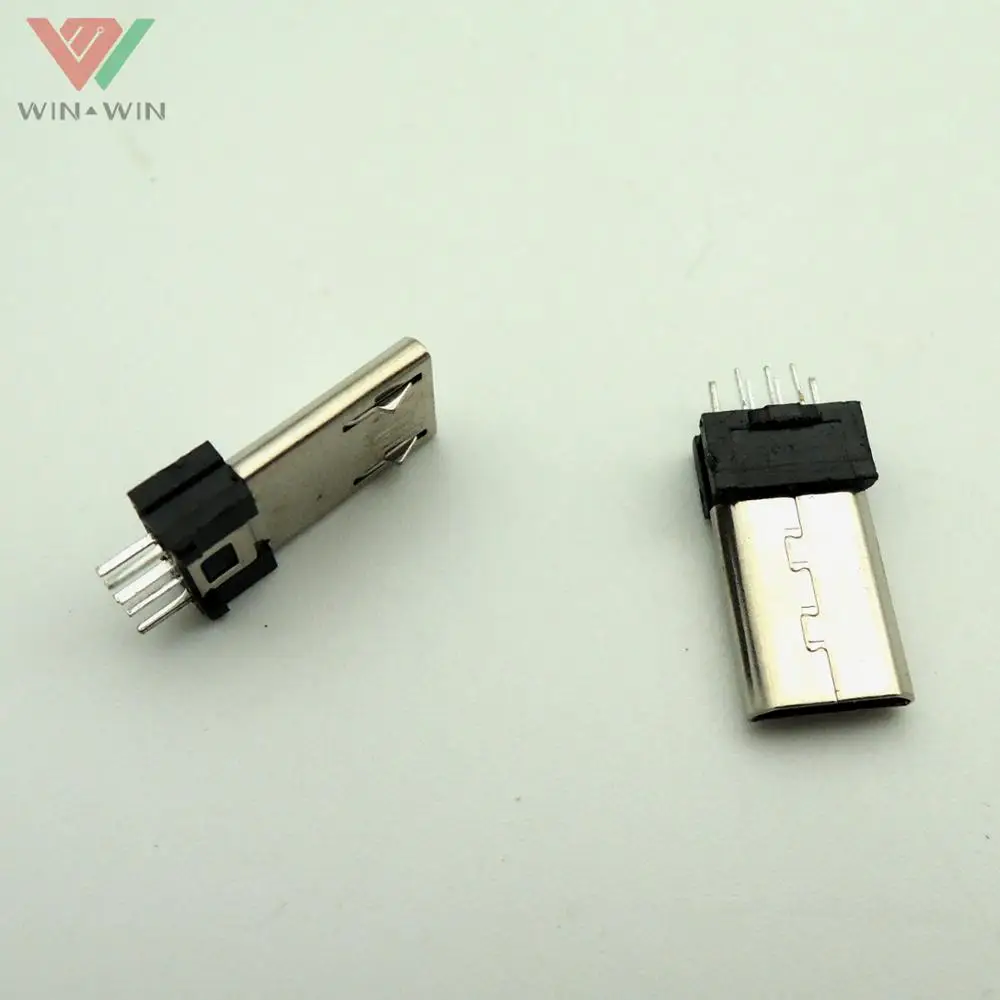 High Quality Micro Usb 5 Pin Male PCB Connector