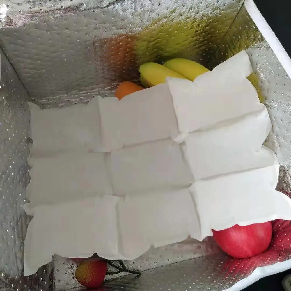 

thermal freeze ice gel pad ice pack for fresh food delivery absorption water dry ice pack