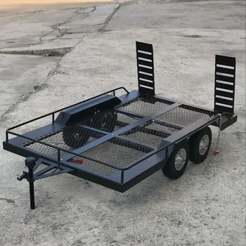 rc car with trailer