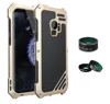 Photograph lens matched snowproof geek metal phone shell for Samsung Galaxy S9 super case