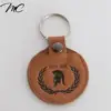 Guitar Accessories, Guitar Pick Holder Case Brown Leather Keychain Plectrum Cases Bag With Metal Ring