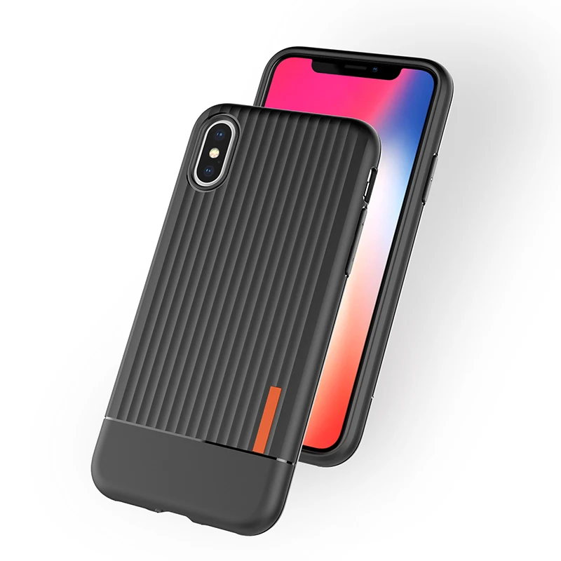 

Soft TPU Anti Slip Shell Shockproof Case Cover for iPhoneX Xs XR Xs Max Red/Black Cell Phone Accessories Case