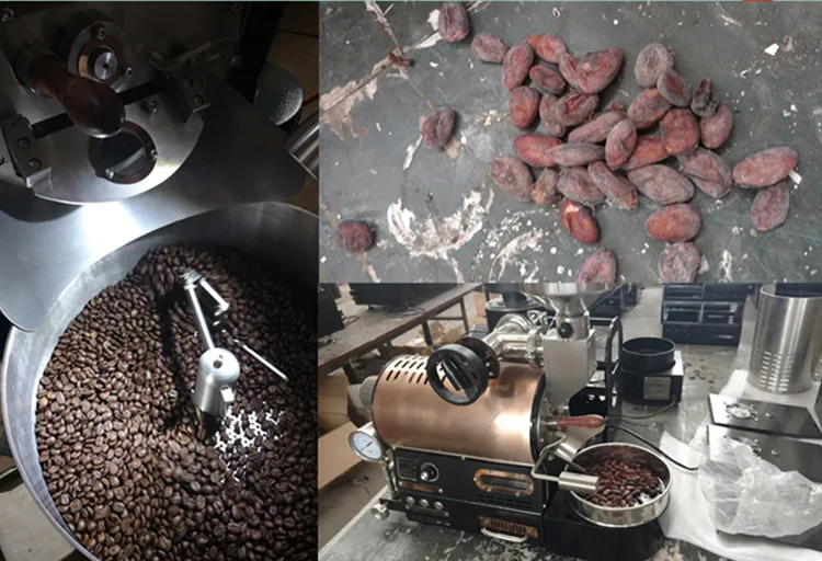 Henan Coffee Roaster Factory 2kg Manual Coffee Roaster Roasting