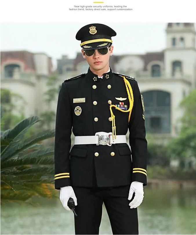 Security Guard Winter Uniform Jacket Security Clothing - China Security  Uniform Price and Security Uniforms price