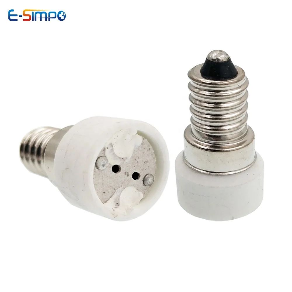 E14 to Gu5.3 Gu4 G4 MR16 Lamp Holder Socket Adapter Candelabra base E14 to MR16 Spotlight Base Adapter Converter