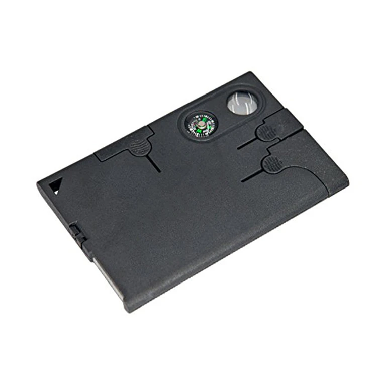 

10 in 1 Outdoor Multi Tool Card Pocket Credit Card Knife, Black
