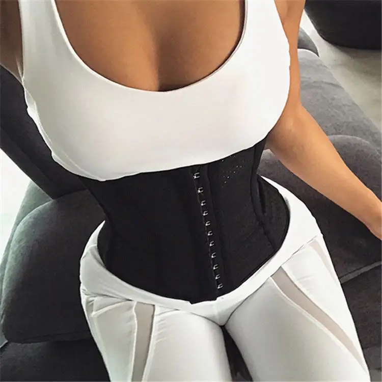 

Shaper Shapewear Double Compression Trimmers Latex Cincher Slimming Belts Tummy Nylon Corset Stories Waist Trainer Slimming