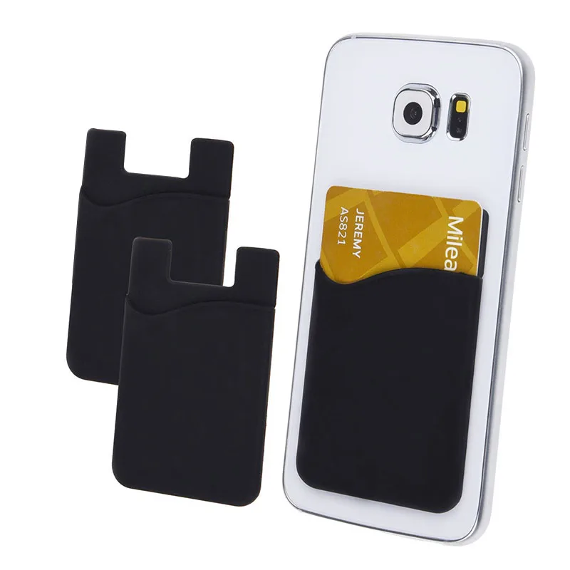 

Wholesale Promotional Gifts Silicone Phone Case Back Card Holder Wallet, Any pantone color