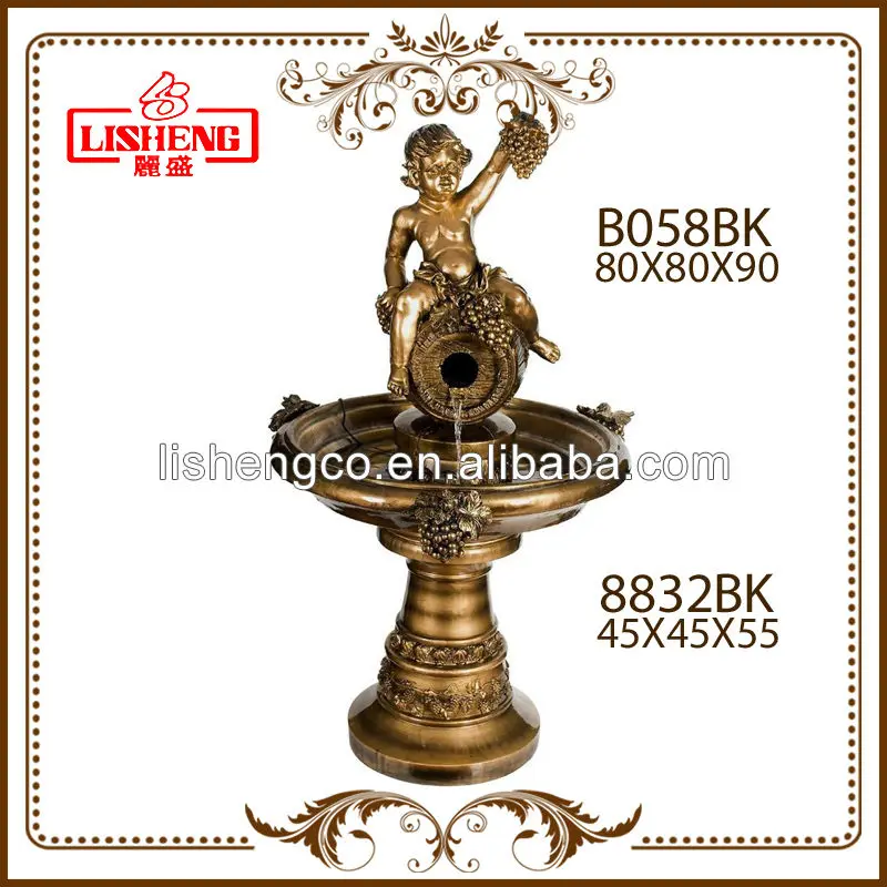 Cherub Resin Angel Water Fountain Indoor B058bk+8832bk Buy Angel