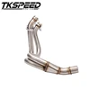 Motorbike Stainless Steel Header Exhaust Mid Pipe for Kawasaki ER-6N ER-6F ER6F ER6N Ninja 650R 2012 2013 2014 2015 Motorcycle